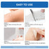 Niifawh Tape(1.6"x 120" Roll-3M) Clear Silicone Scar Sheets, Silicone Scar - Reusable, Soft & Medical Grade Adhesive