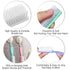 HOFASON 6 Pack Nail Brush for Cleaning Fingernails, Nail Dust Brush for Manicure Pedicure Tools, Macaron