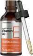 Horbaach Vitamin E Oil 13,800IU - 1oz Vegetarian Non-GMO Gluten Free Liquid Supplement