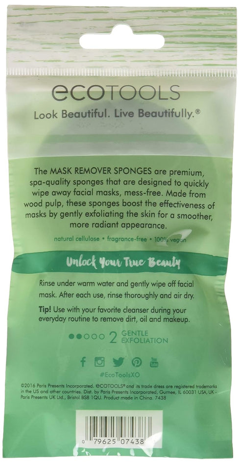 Eco Tools Mask Remover Sponges - 2 Count