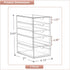 Sorbus Makeup Organizer with 10 Drawers, Acrylic Drawer Organizer for Makeup, Office, Art Supplies, Jewelry