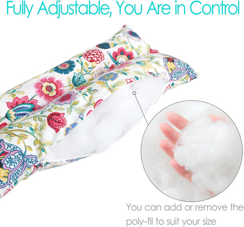 Pillow for Abdominal Surgery, Myomectomy Comfort Cushion with Pocket for Belly Incision Recovery Gifts, Sunflower