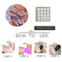 MISUD Medium Length Fake Nails - Pink Glossy Glue on Full Cover Ballerina Artificial Nails, 24pcs
