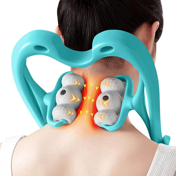 Voronajj Neck Massager, Trigger Point Roller, Massager for Pain Relief Deep Tissue, and