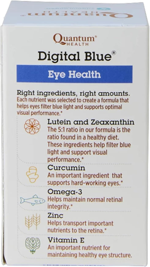 Quantum Health Digital Blue Eye Health, 60 Softgels