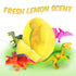 Relaxcation 1 Soap Bar For Kids with DINO Toy Inside - Natural Fresh LEMON Kids Soap, Clear Glycerin Safe For Skin