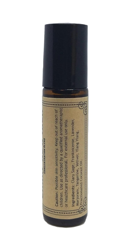 Sharp As A Tack Essential Oil Roll-On Blend - Pre-Diluted 10ml for Focus and Clarity