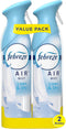 Febreze Air Freshener Spray, Linen & Sky, Odor Eliminator, 8.8 Oz, 2 Count