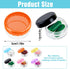 Wanmu 12Pcs Small Pill Box, Portable Travel Mini Pill Organizer Box Daily Medicine Case Holder for Pocket Purse