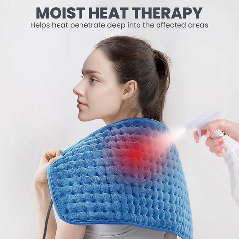 Jubeoyey 6 Settings 24" 20" Heating Pad - Electric Heating Pad for Back Pain and Cramps Relief, Moist Heat Pad