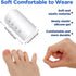 SHENLIU 30-Pack Women's Toes Protectors, Silicone Toe Protector, Soft and Transparent Small Toe Protector, Gel
