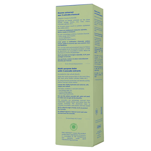 Mustela Avocado Multi-Purpose Balm - Natural Vegan Moisturizer for Face, Lips, Hands & Body - 2.53 fl. oz.