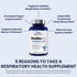 1MD Nutrition BreatheMD, Lung and Respiratory Support Supplement, 60 Ct, with Elderberry and Chromium