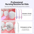 COSLUS Kids Water Dental Flosser, Deep Cleaning Picks, Portable, 4 Modes for Ages 6+, Waterproof Rechargeable with 4