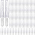 BBTO 100 Pcs Braces Dental Brush Flosser, Interdental Brush Toothpick, Oral Dental Cleaning Tool, White