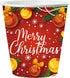 LNwnmyyg 40 Pack 9 oz 40 cups,40 Christmas Disposable Cups Christmas Paper Cups Party Supplies Drinking Paper Cups