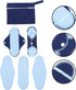 HAKIDZEL 8pcs Set Reusable Washable Menstrual Pads Flannel Nursing Sanitary Towels High Absorbency Day and Night