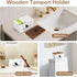 MROUEN Tampon Holder for Bathroom,White Feminine Product Organizer,Girl Stuff Box for Bathroom,Pad and Tampon Organizer