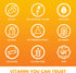 Vitamin World Vitamin C 1000 mg with Bioflavonoids - 100 Capsules for Immune Support & Antioxidant Protection