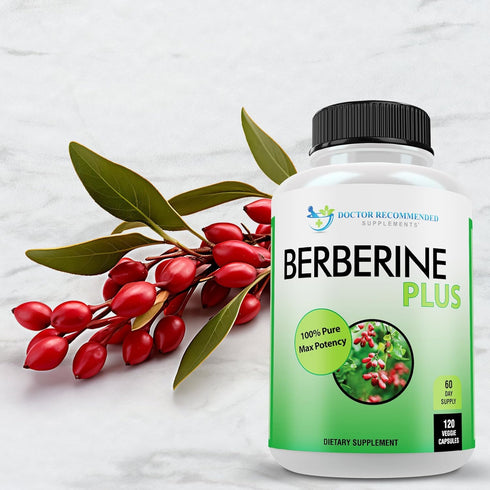 DOCTOR RECOMMENDED SUPPLEMENTS Berberine Plus 1200mg - 120 Veggie Capsules with Royal Jelly Per Serving