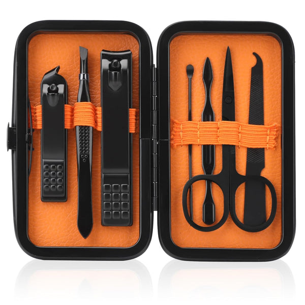 Manicure Set Men Nail Clipper Set, Personal Care Nail Grooming Kits Travel Nail Care Tools Gift for Men Women