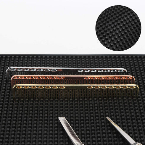 Segbeauty Barber Mat for Clippers, 11.8 x 17.5 inches Anti-Slip Flexible Rubber for Salon Tools