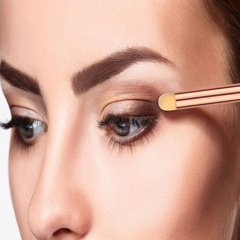 Eye Makeup Brushes Round, Professional 3Pcs Concealer Eyeshadow Brush Set for Blending Brushes