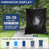 20-30 Gallon Trash Bags, Black, 100 Count, 1.28 Mil Thick, 30" x 35", Unscented for Kitchen Home Yard Commercial