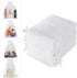 WenTao 100PCS 4x6 White Sheer Organza Bags for Wedding Favor with Drawstring, Premium Jewelry Pouches