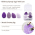Koccido Makeup Brushes 22 Pcs Makeup Kit, Foundation Brush, Eyeshadow Brush Set (Purple, 22 Piece Set)