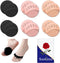 Ball of Foot Cushions for Women (6 Pairs) - Honeycomb Metatarsal Pads, Invisible Socks for Pain Relief