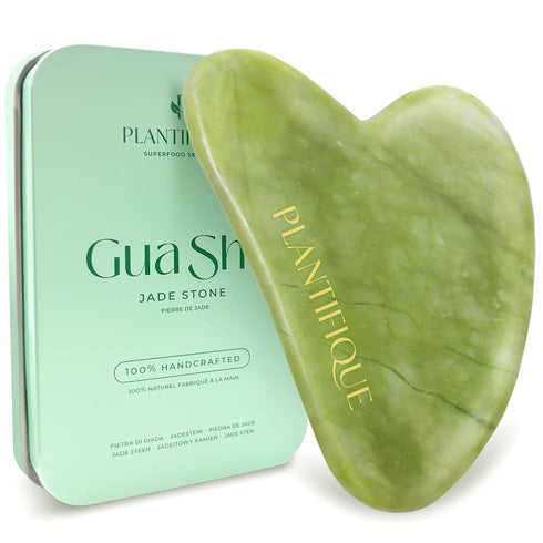 PLANTIFIQUE Gua Sha Facial Tools, Massage Tool for Jawline Sculpting, Essential for Your Skincare Routine