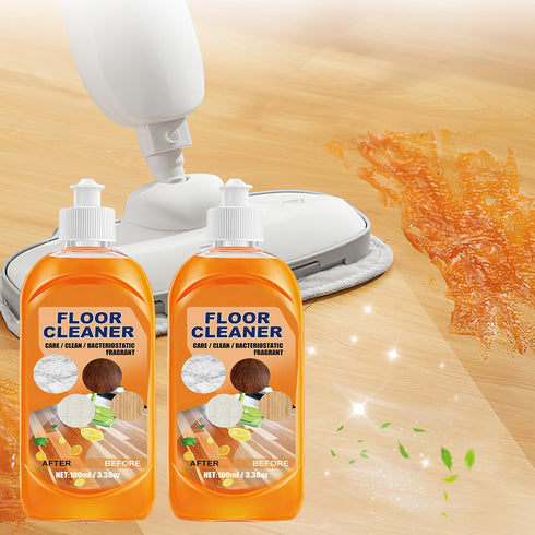 2 Pcs Momeng Floor Cleaner Liquid, Powerful Decontamination for Natural Hardwood Floor Stain Cleaning