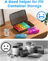 ASprink Weekly Pill Organizer, 3 Times a Day Medicine Case, Daily Pill Box 7 Day Organizer for Vitamins & Medication