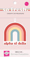 Alpha Xi Delta Rainbow Air Freshener - 2/Pack, Flowers & Sunshine Scent
