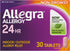 Allegra Adult 24HR Non-Drowsy Antihistamine, 30 Tablets, Fast-Acting Allergy Relief, 180 mg