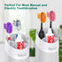 Mspan Electric Toothbrush Head Cover, Sonic Toothbrush Cap Travel Protector, Plastic Brush Pod Protection Clip Case