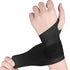 2 Pcs Ultra-Thin Wrist Brace Support for Carpal Tunnel, Pain Relief, Arthritis, Tendonitis, Elastic Wrist Wraps for