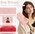 Nylon Small Makeup Bag for Purse, Cute Preppy Pink Cosmetic Zipper Pouch, Waterproof