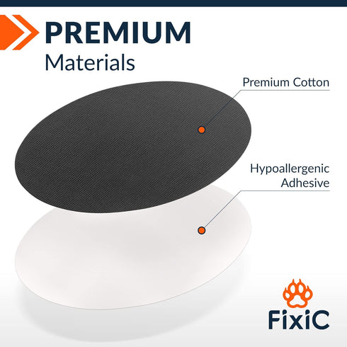 FixiC Freestyle Adhesive Patches, 25 PCS for Libre 1, 2, 3 & Plus, Waterproof Adhesive Covers, Pre-Cut