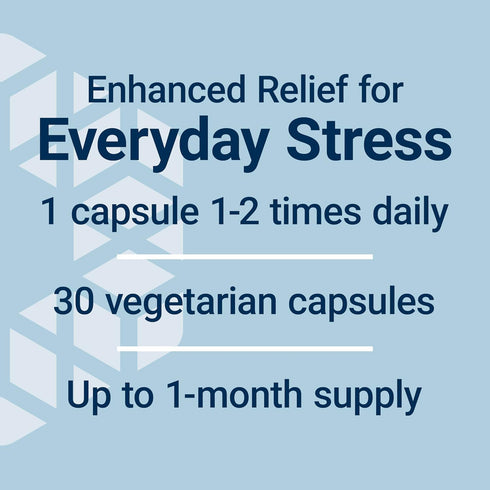 Life Extension Enhanced Stress Relief, Lemon Balm Extract, L-theanine, Gluten-Free, 30 Capsules