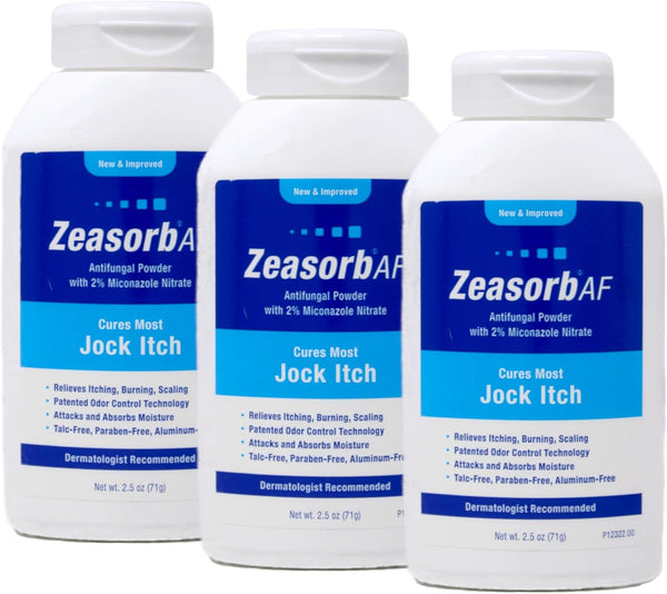 Zeasorb Antifungal Treatment Powder - Jock Itch 2.5 Oz (3 Pack)