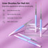 Makartt Nail Art Brush Set, 5pcs Liner Brush for Nails, Thin Nail Art Design Brush with Caps for Gel Polish Painting