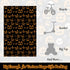Ymsone 36 56 inches (1 Halloween Extra Large Gift Bags Jumbo - Spooky Gift Bag for Big Presents - Black and Orange
