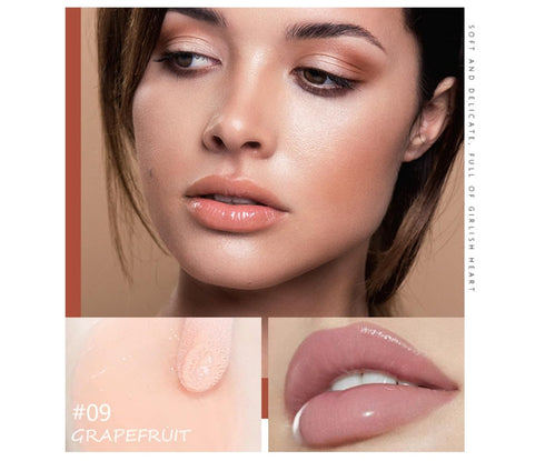 MAEPEOR Shimmer Glossy Lipgloss Set, 8PCS Non-Sticky Moisturizing Lip Gloss, Long-lasting High Shine & Shimmer Liquid