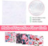 Ptwola 6 Pcs Thickened Glasses Cleaning Cloth Elegant Flower Design Microfiber Cleaning Cloth Multi-Colored Eyeglass
