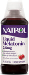 Natrol Liquid Melatonin 2.5 mg - Adult Melatonin Supplement, 8 FL OZ Berry-Flavored Liquid, Up to 23 Day Supply