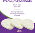 MARS WELLNESS Metatarsal Felt Foot Pad, 1/8" Thick - USA Made, 6 Pairs (12 Pieces)