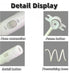 Oral Hygiene Accessories for Waterpik Water Flosser WP-100 WP-300 WP-660 WP-900, Plastic Handle, Slide Switch
