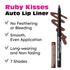 Ruby Kisses Auto Lip Liner Pencil, Long Lasting, Smooth Application Mechanical Lip Liner (Brown)